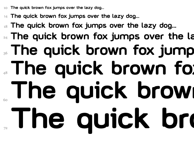 AliciOne font waterfall